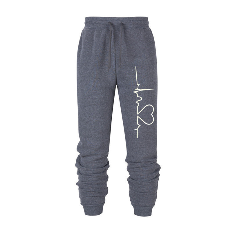 Men's Casual And Comfortable Sweatshirt Brushed Trousers