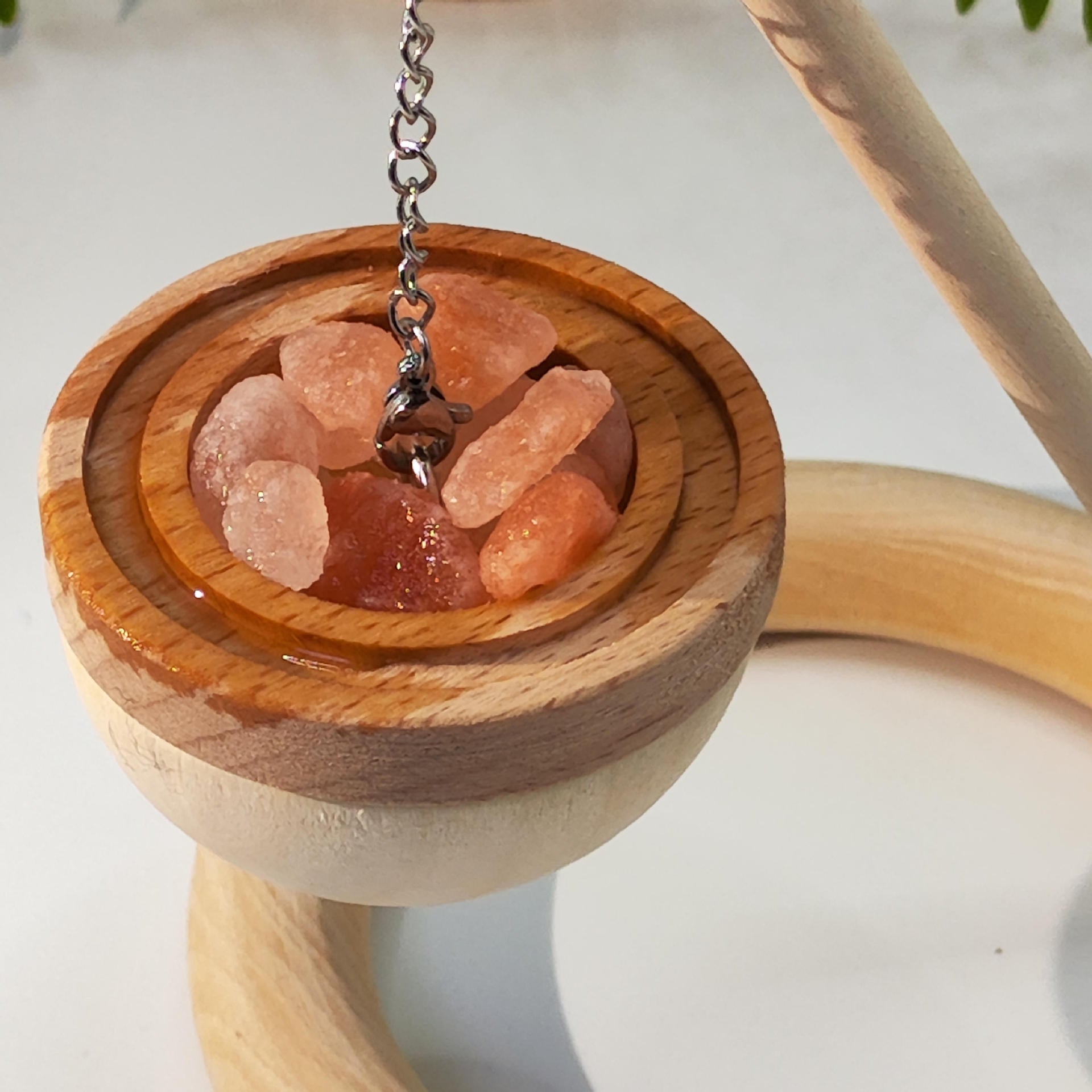 Tidova™ SaltGlow Aromatherapy Diffuser — Natural Salt Rock & Wood Design