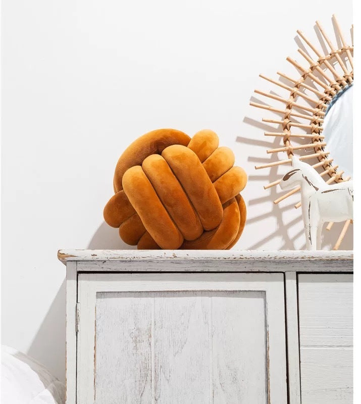 Creative Home Decoration Woven Knotted Pillow