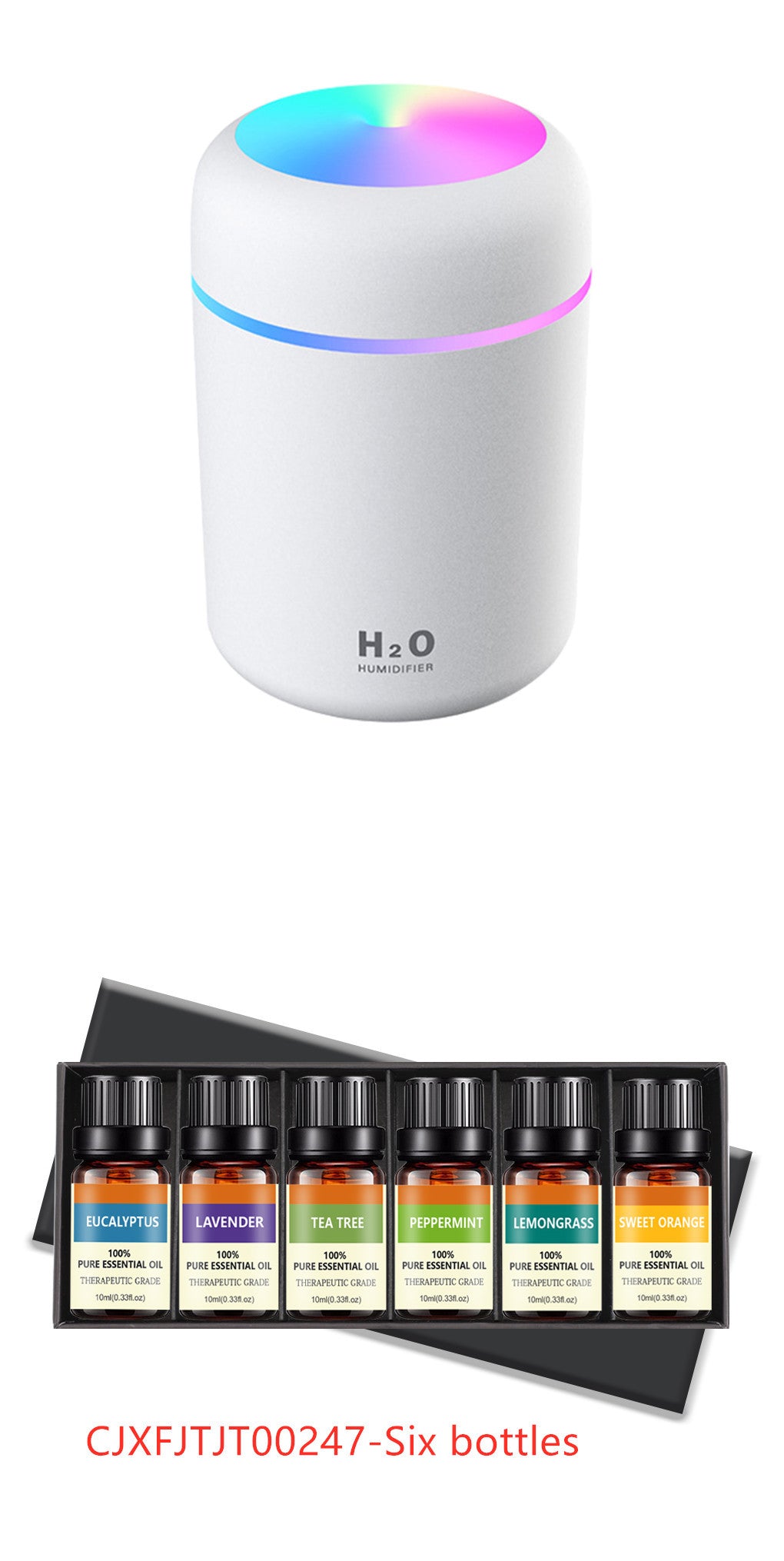 Tidova™ UltraMist 300ml Ultrasonic Aromatherapy Diffuser — Quiet Cool Mist & Night Light